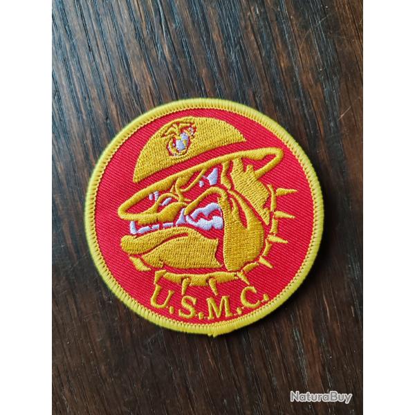 INSIGNE TISSU  "USMC BOULEDOGUE "