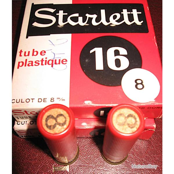 17 cartouches "starlett" calibre 16 (cartoucherie fran�aise)