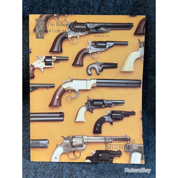 Rare livre de vente aux ench�res colt winchester Robert Howard collection 1991 avec r�sultats