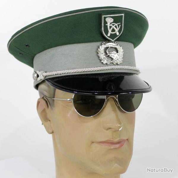 Casquette militiare (eau et fort) pour reconstitution