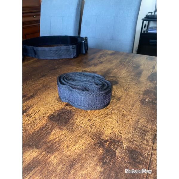 Ceinturon tactique idogear noir avec ceinture en velcro
