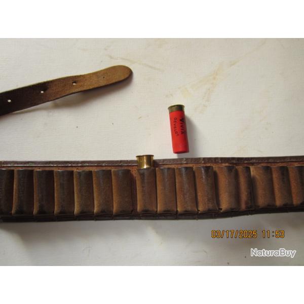 Cartouchire de fusil de chasse