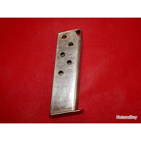 Chargeur Nickel� de pistolet MANURHIN PPK en 9 mm court