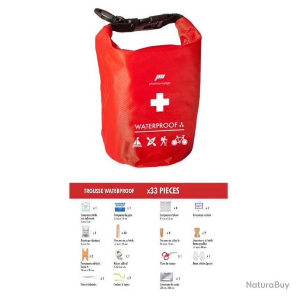 Trousse de secours �tanche Pharmavoyage Waterproof First Aid Kit