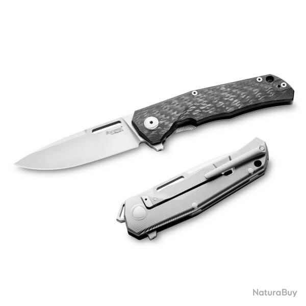 Q4.CF Couteau pliant LionSTEEL "Q4TTRO" Fibre de carbone/Titanium