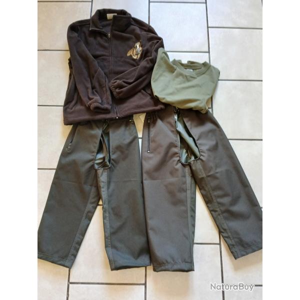 Lot v�tements de chasse enfant neuf