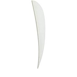 Plumes 4" Parabolique Trueflight Fluor White 100