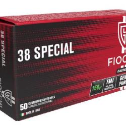 Cartouches Fiocchi 38sp FMJ 158gr