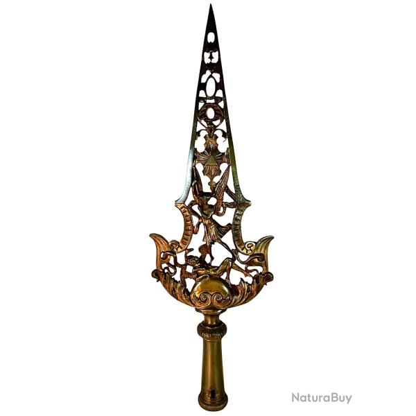 Lame de hallebarde 18 eme si�cle saint jean terrassant le dragon