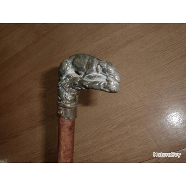 canne de marche a tete l�vrier