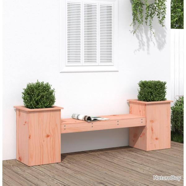 Banc avec jardini�res 184,5x39,5x56,5cm bois massif de douglas alsavelo