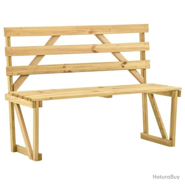 Banc de jardin 120 cm Bois de pin impr�gn� alsavelo