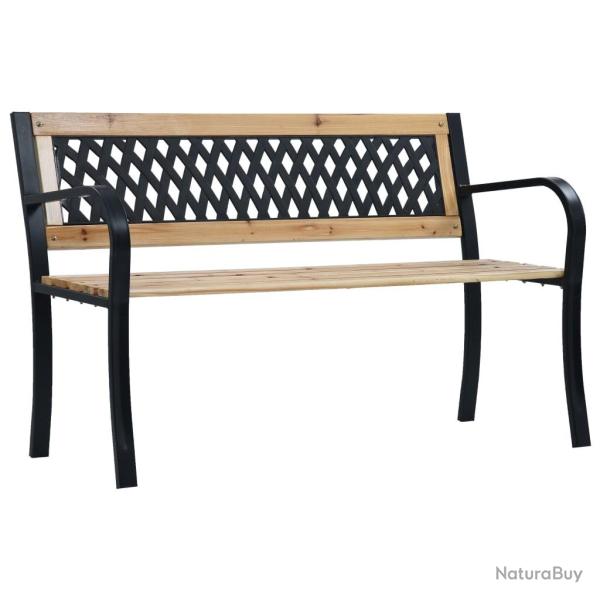 Banc de jardin 120 cm Bois alsavelo
