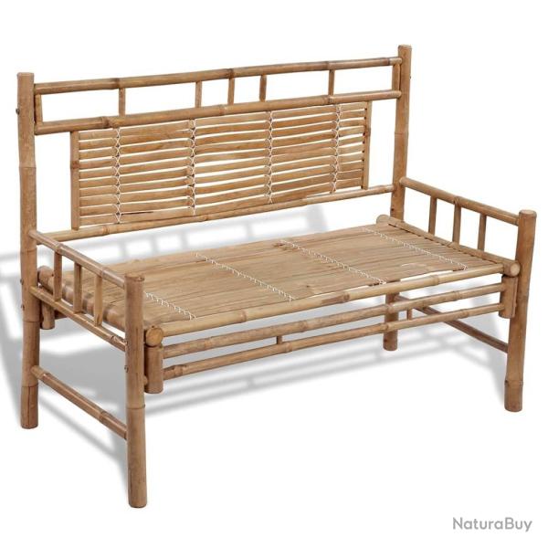 Banc de jardin 120 cm Bambou alsavelo