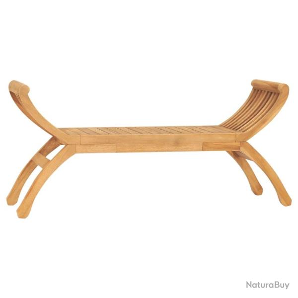 Banc de jardin 126 cm Bois de teck solide alsavelo