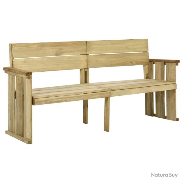 Banc de jardin 172 cm bois de pin impr�gn� alsavelo