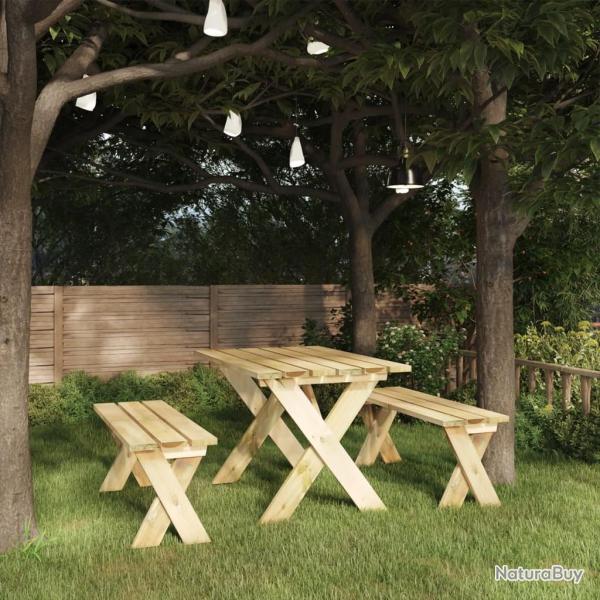 Banc de jardin 110 cm Bois de pin impr�gn� alsavelo