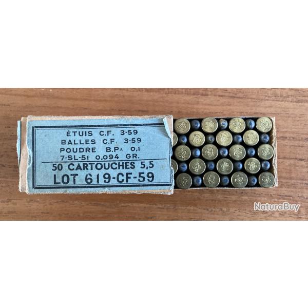 Botes cartouches 22lr militaires