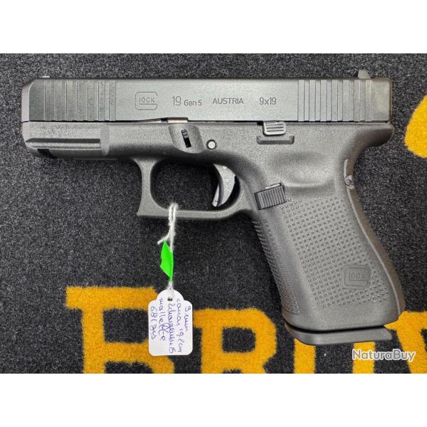 Glock 19 gen 5 FS 9 mm occasion