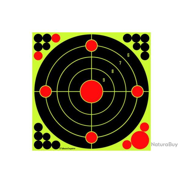 Cible R�active Adh�sive 30 x 30 cm avec Gommettes