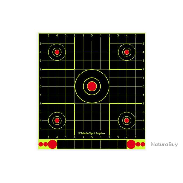 Cible R�active grand format avec Gommettes