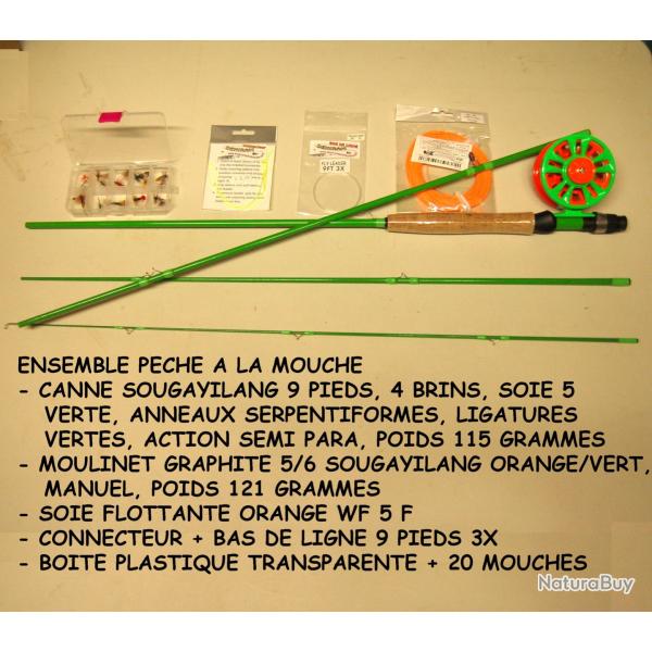 ENSEMBLE PECHE A LA MOUCHE