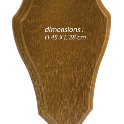 Ecusson pour troph&eacute;e cerf 45 x 28