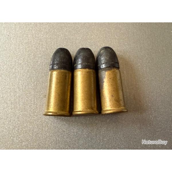 Lot de 3 cartouches Calibre 380 poudre noiree