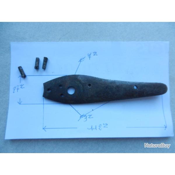 pi�ce d�tach�e ancienne platine de fusil de chasse