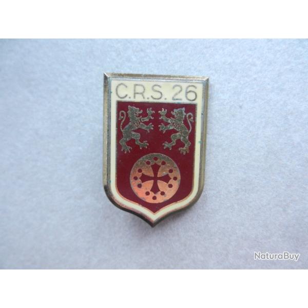 insigne CRS n�26 Police Nationale