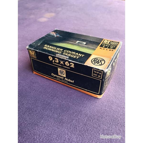 9.3X62 - 50 Cartouches d'entra�nement.