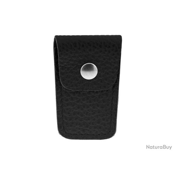 ETUI CISEAUX PLIANTS CUIR NOIR