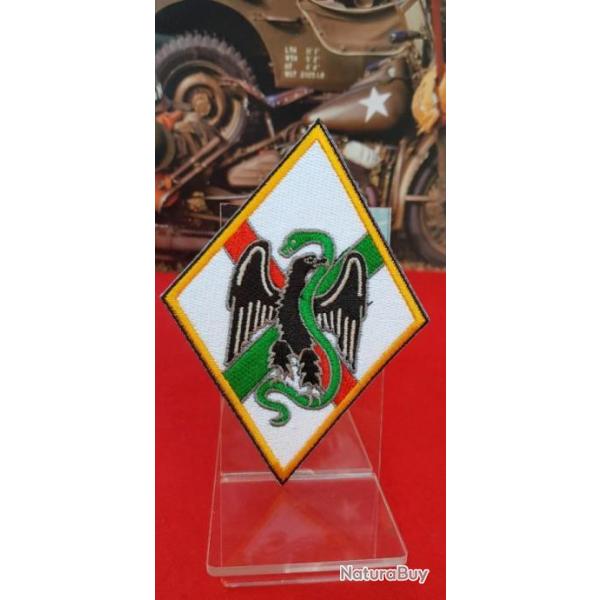 Ecusson militaire du 1� REI  de la L�gion Etrang�re - Hauteur : 100 mm 4a.