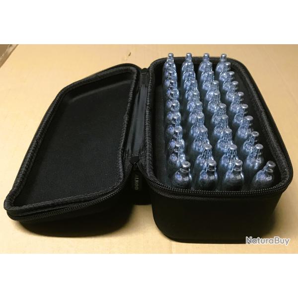 Mallette De Rangement Pour Cartouche ou Sparclettes de Co2 - 12g et 8g