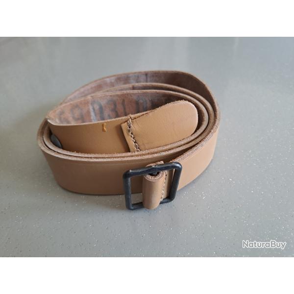 Bretelle sangle en cuir pour fusil MAS 36, MAS 49 ou MAS 49/56 ALGERIE INDOCHINE ARMEE FRANCAISE