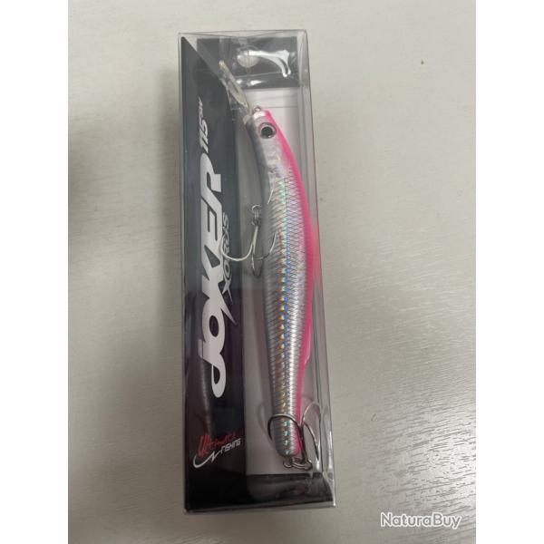 !! NEUF !! LEURRE XORUS JOCKER 115SW COL PINK BACK