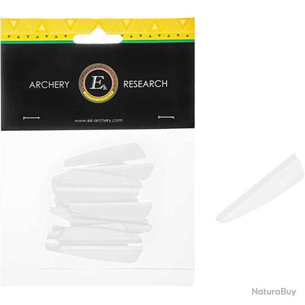 Empennage 2 pouces pour fl�ches Whipshot (20 pi�ces) Blanc