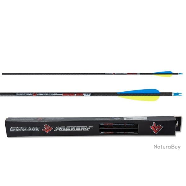 Lot de 12 fl�ches Skylon Empros 23 ID8.0 en carbone 3K 350 33"
