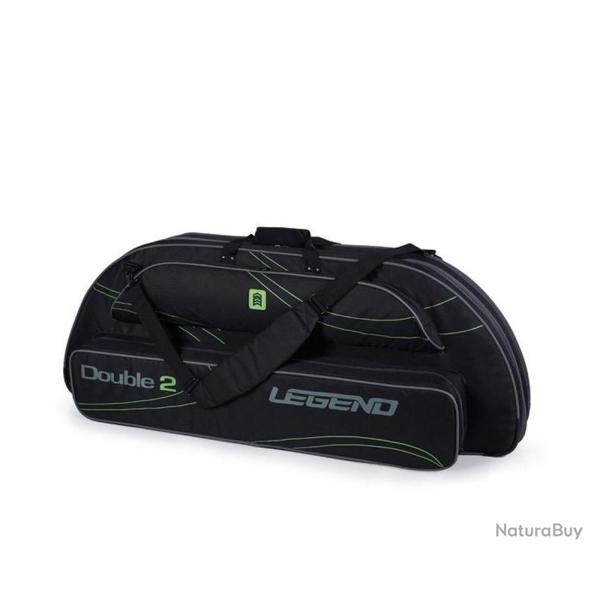 Housse compound Legend Archery souple DoubleTwo Black/Green