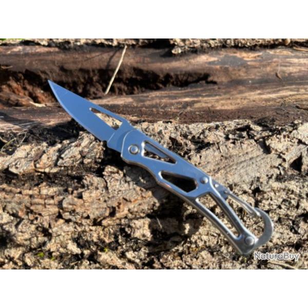 Couteau pliant mousqueton enchres