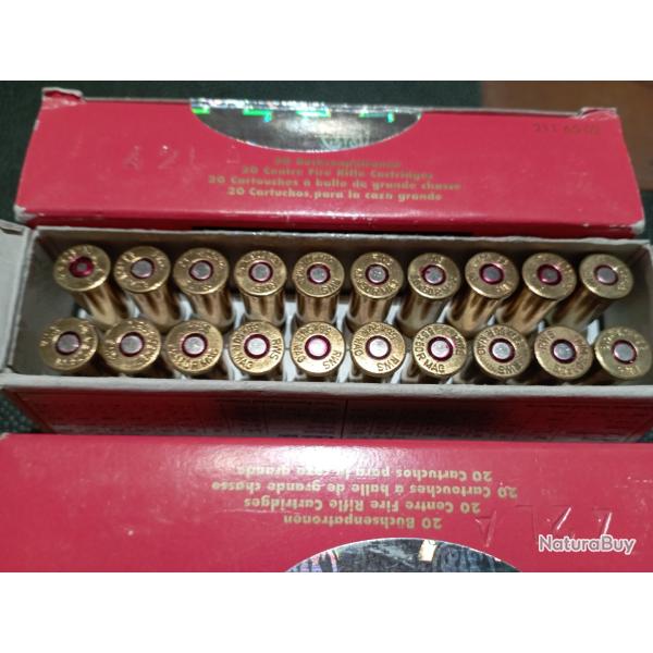 LOT DE 3 BOITES DE CARTOUCHES 5.6X50 MAG CAT C