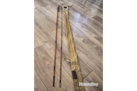 Pêche CANNE MOUCHE 7'5 Bambou Refendu Fly rod fishing cane