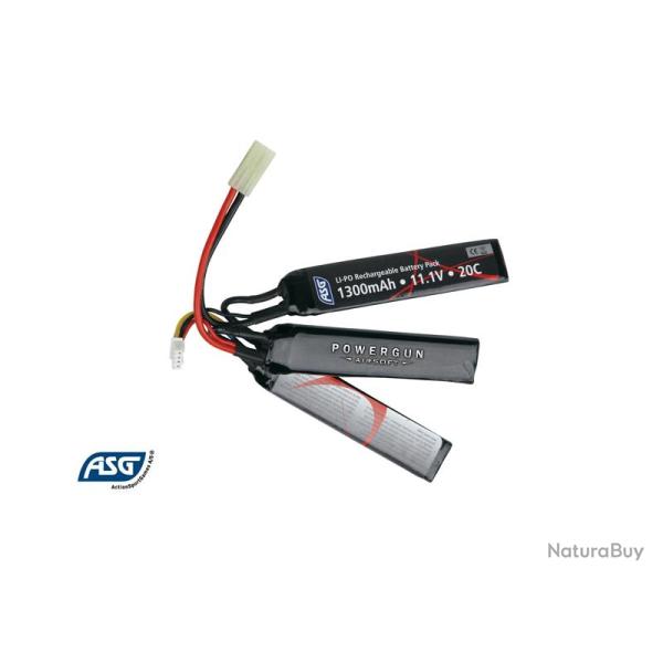 Batterie LiPo 11.1V 3 Sticks 1300mAh ASG