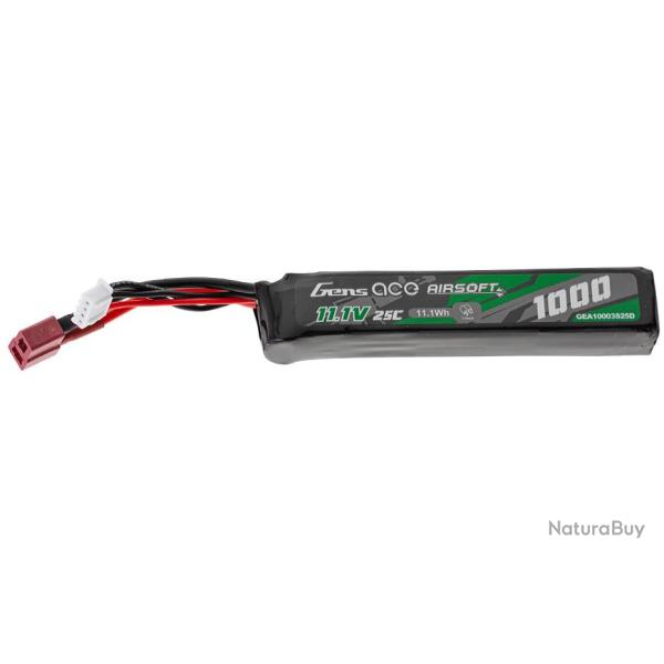 Batterie LiPo 11.1V 1000mAh GensAce