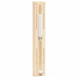 Minuterie &agrave; sable pour sauna 15 minutes Bois massif de pin alsavelo