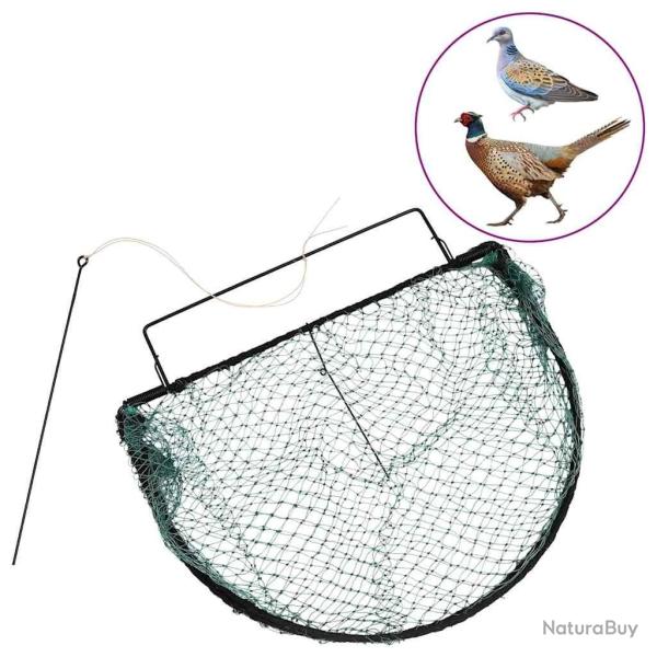 Pi�ge � oiseaux vert 50 cm acier alsavelo