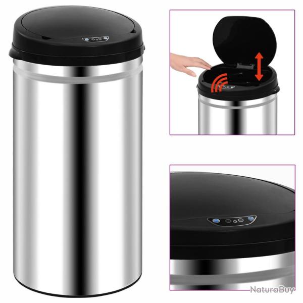 Poubelle � capteur automatique 50 L Acier inoxydable alsavelo