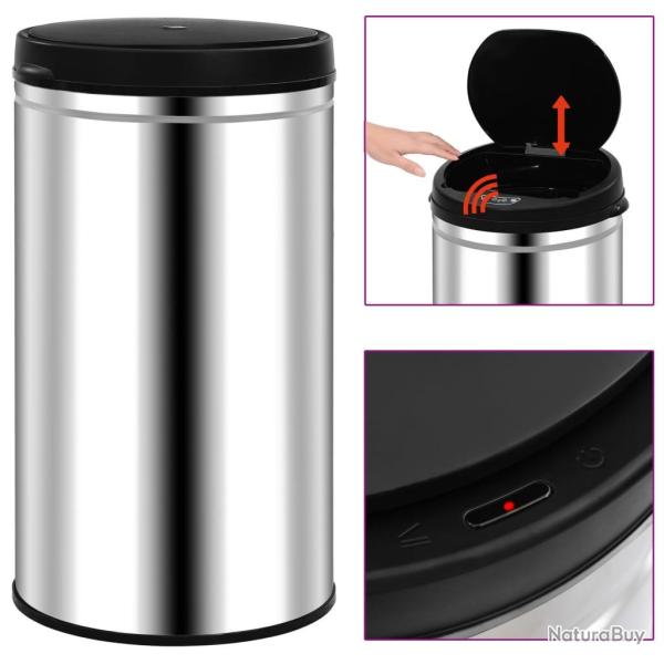 Poubelle � capteur automatique 60 L Acier inoxydable