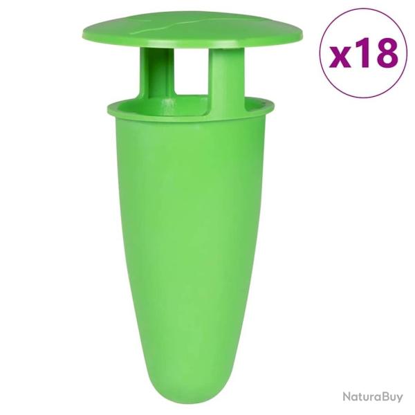 Piges  limaces et escargots 18 pcs vert alsavelo