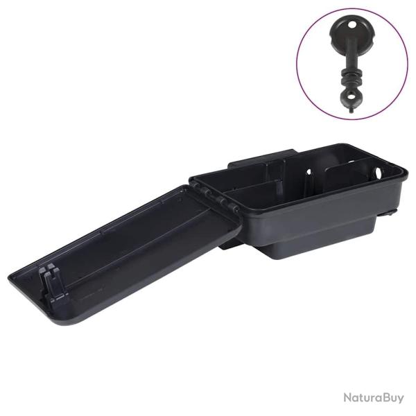 Pi�ges � souris 4 pcs noir 22x12,5x7,5 cm